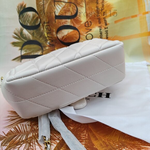 Coach Tabby Shoulder Bag 20 With Pillow Quilting white - Picture 4 of 7